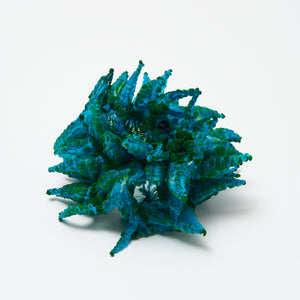 Medium Shibori Necklace Wide