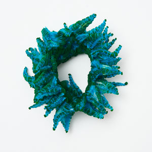 Medium Shibori Necklace Wide