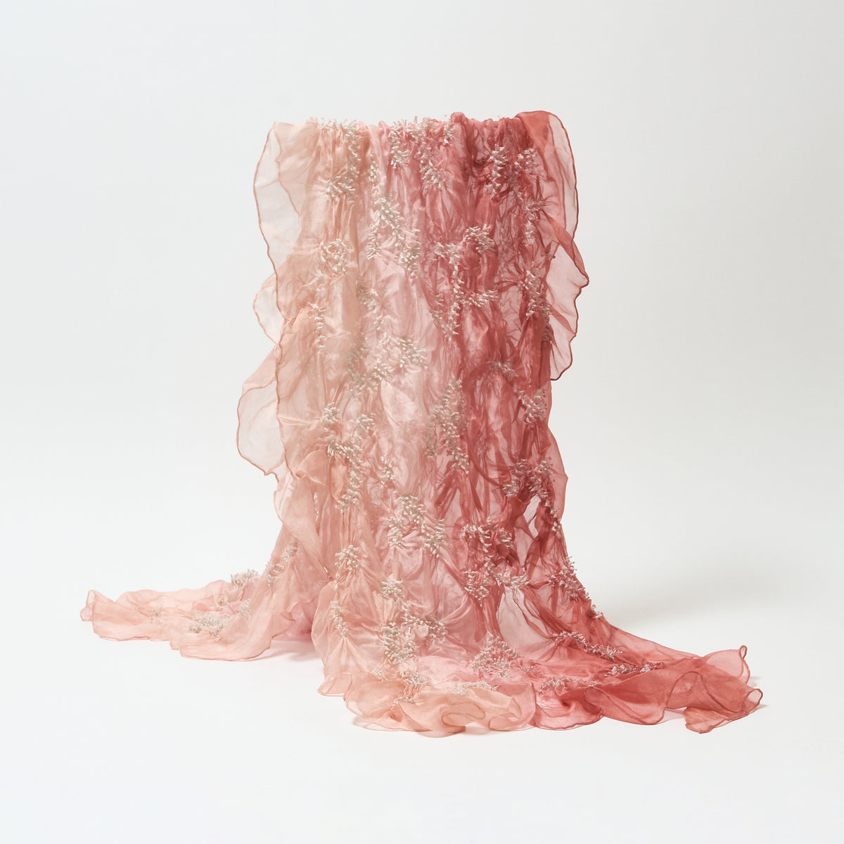Scarf with Karakusa Shibori