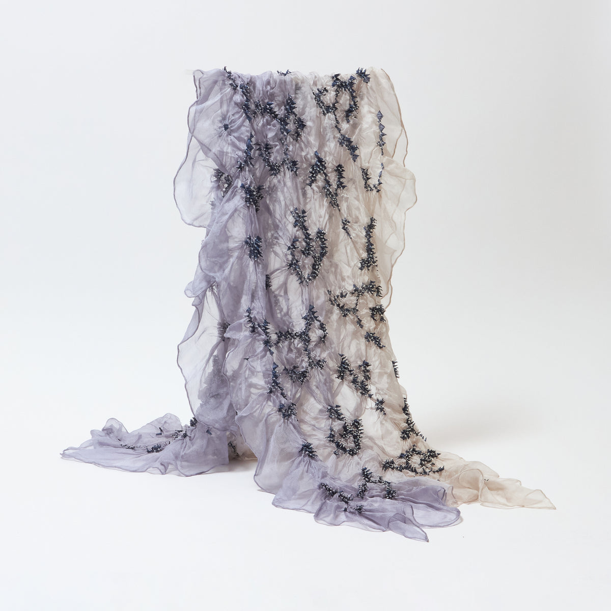 Scarf with Karakusa Shibori
