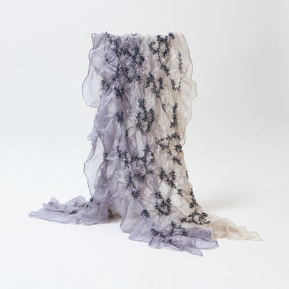 Scarf with Karakusa Shibori