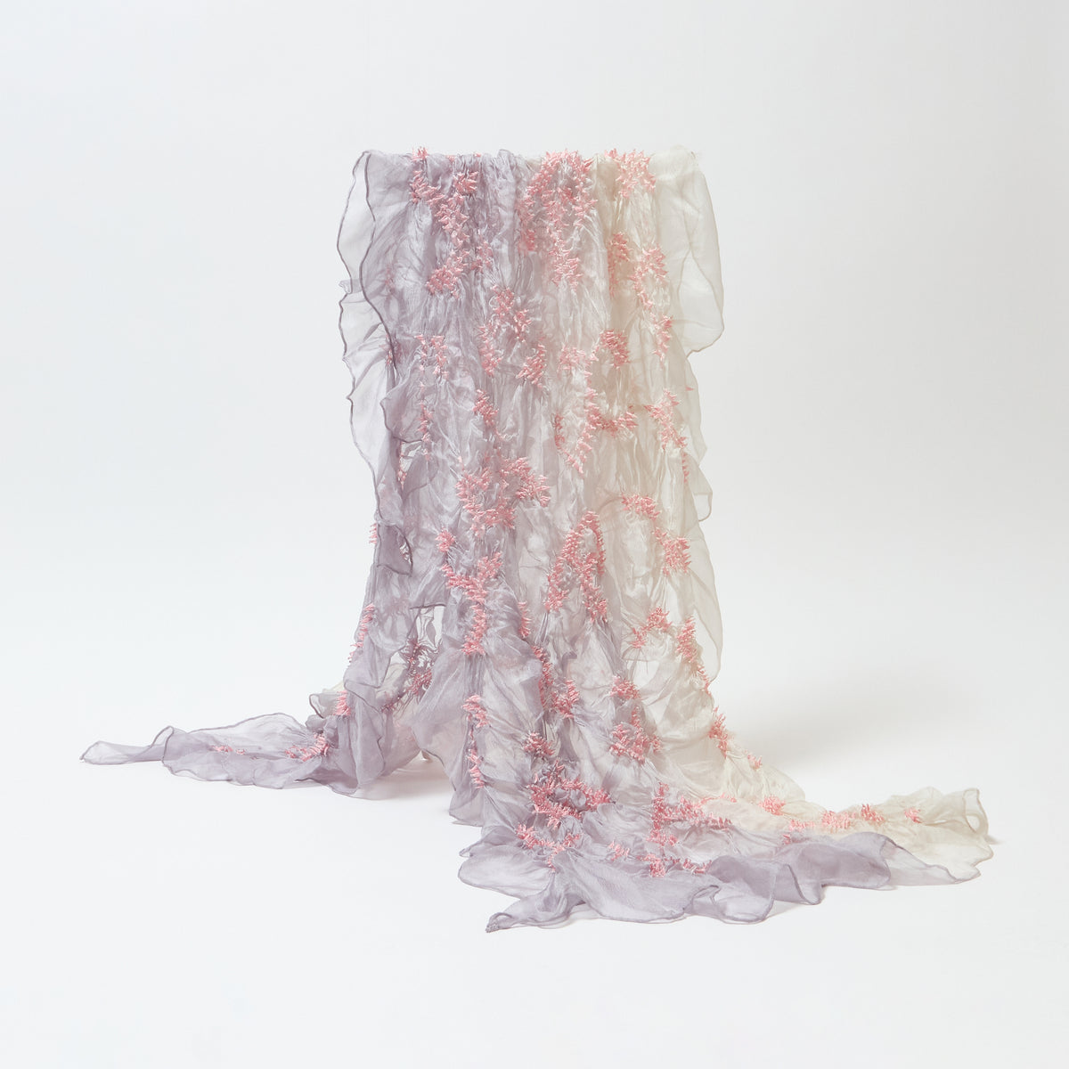 Scarf with Karakusa Shibori
