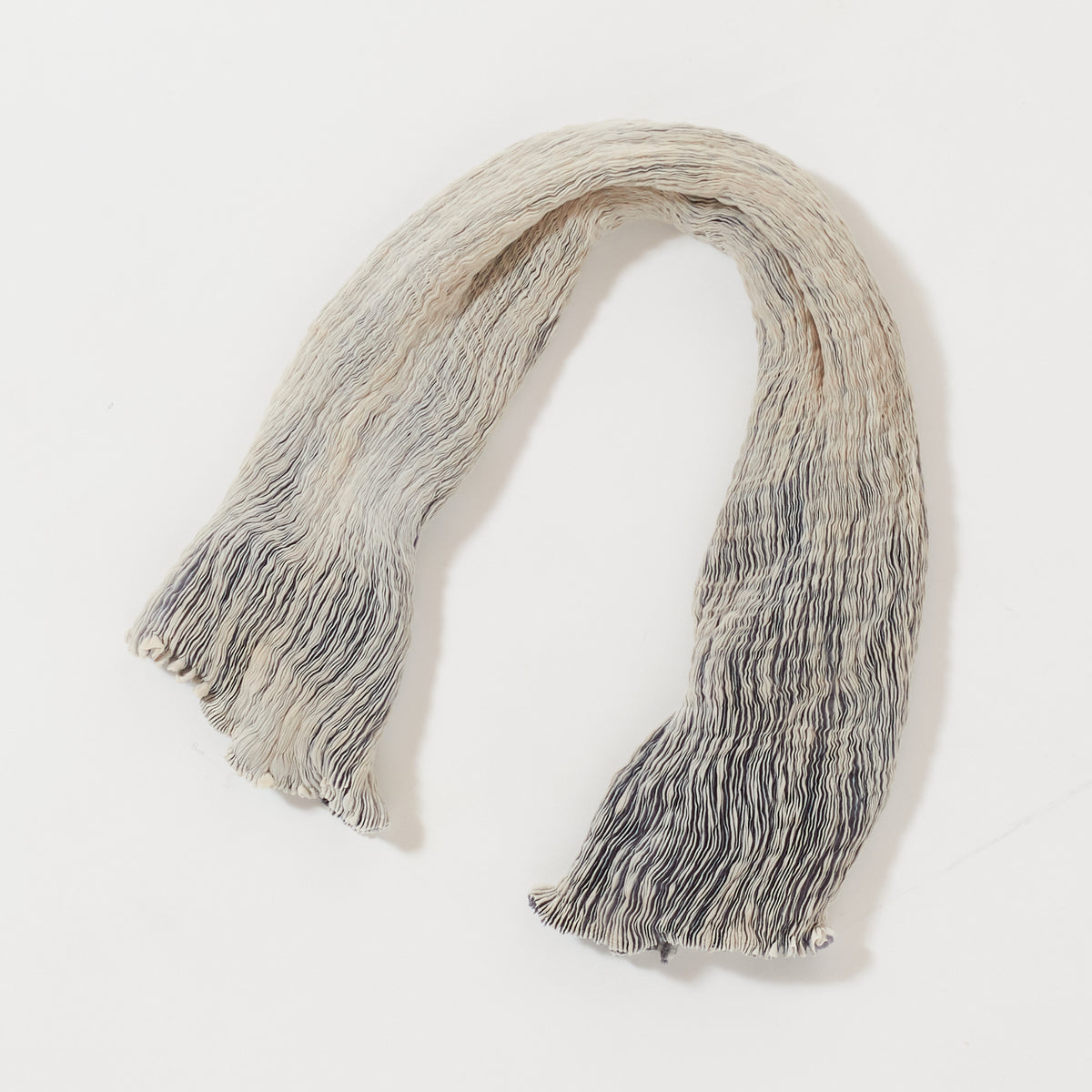 Wavy Silk Circular Scarf