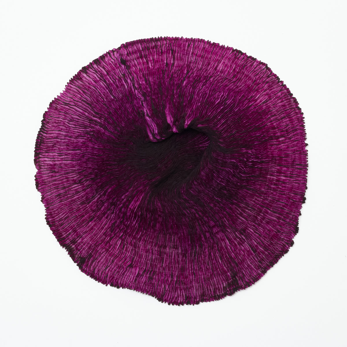 Wavy Silk Circular Scarf