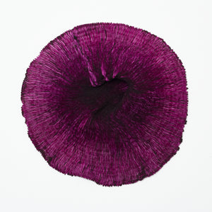 Wavy Silk Circular Scarf