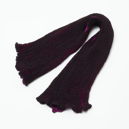 Wavy Silk Circular Scarf