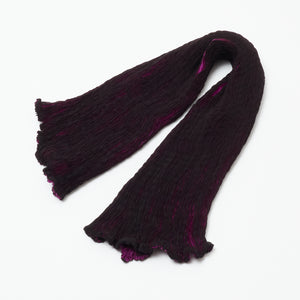 Wavy Silk Circular Scarf