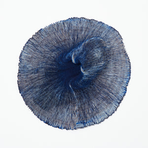 Wavy Silk Circular Scarf