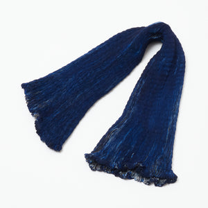 Wavy Silk Circular Scarf