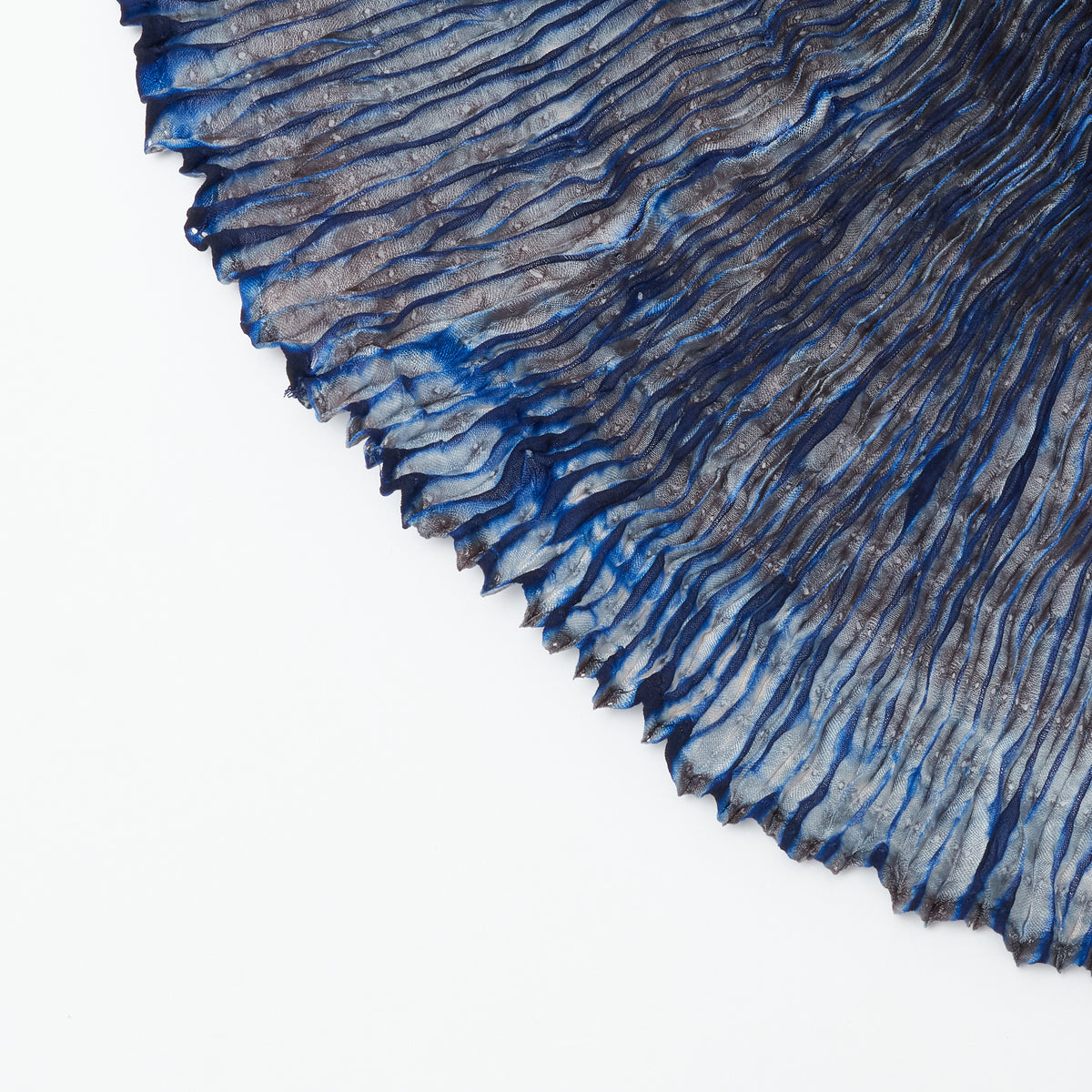 Wavy Silk Circular Scarf