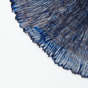 Wavy Silk Circular Scarf
