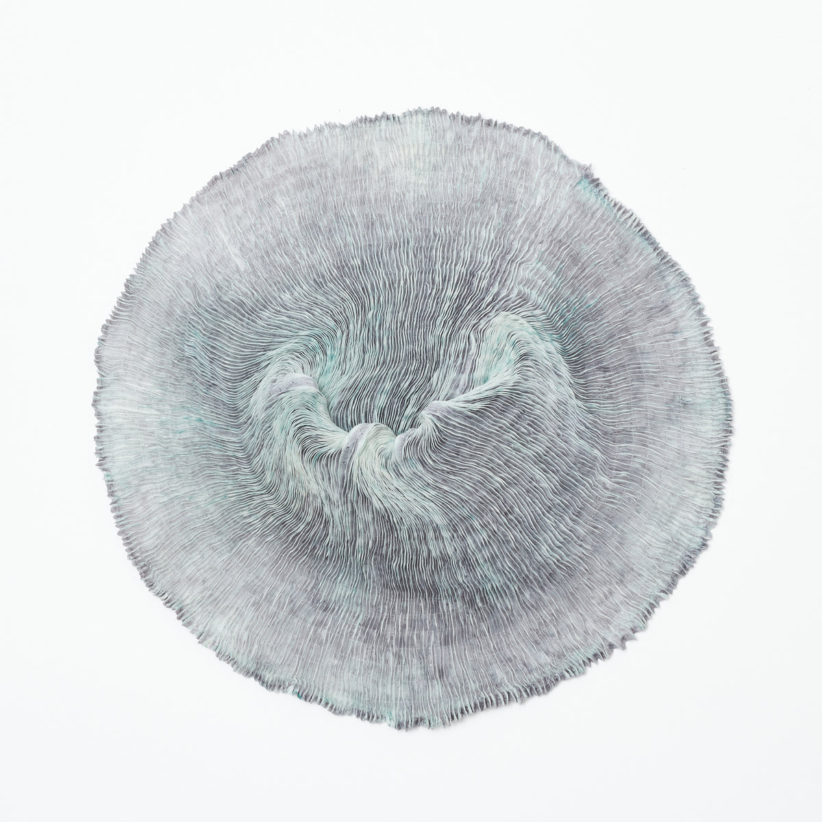 Wavy Silk Circular Scarf