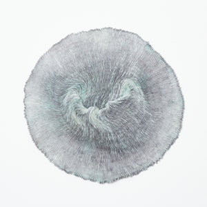 Wavy Silk Circular Scarf