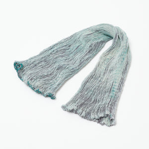 Wavy Silk Circular Scarf