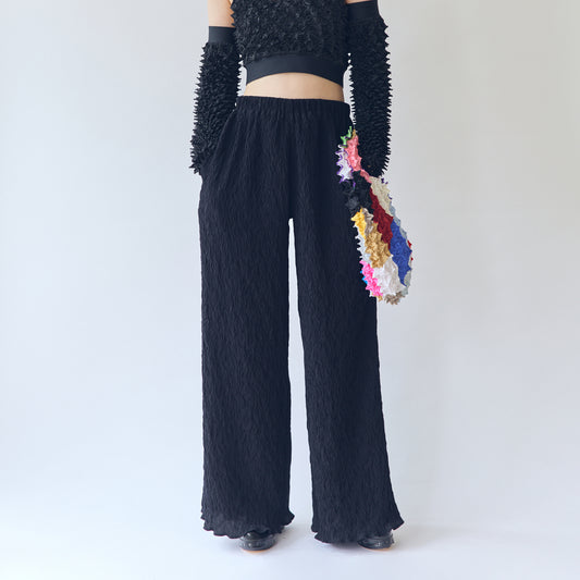 Wavy Wide Straight Pants