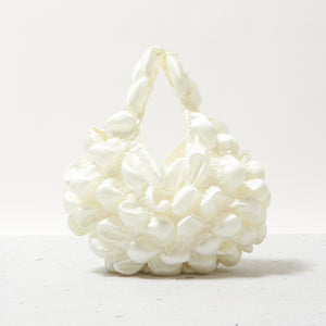 Large Pom-Pom Bags Satin