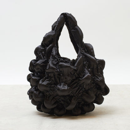 Large Pom-Pom Bags Satin