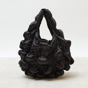 Large Pom-Pom Bags Satin