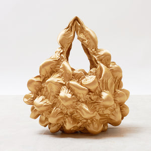 Large Pom-Pom Bags Satin