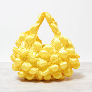 Large Pom-Pom Bags Satin