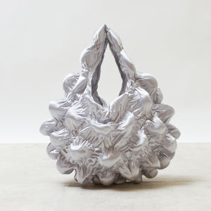 Large Pom-Pom Bags Satin