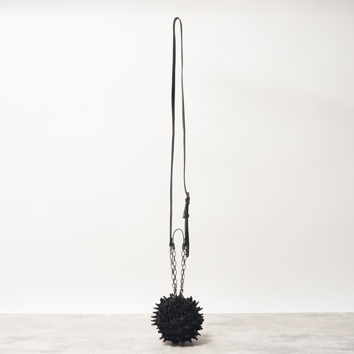 Spiky Shibori Charm Shoulder Bag