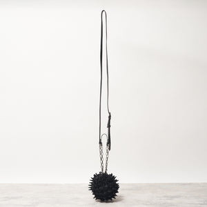 Spiky Shibori Charm Shoulder Bag