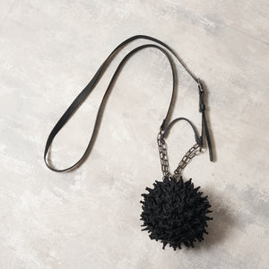 Spiky Shibori Charm Shoulder Bag