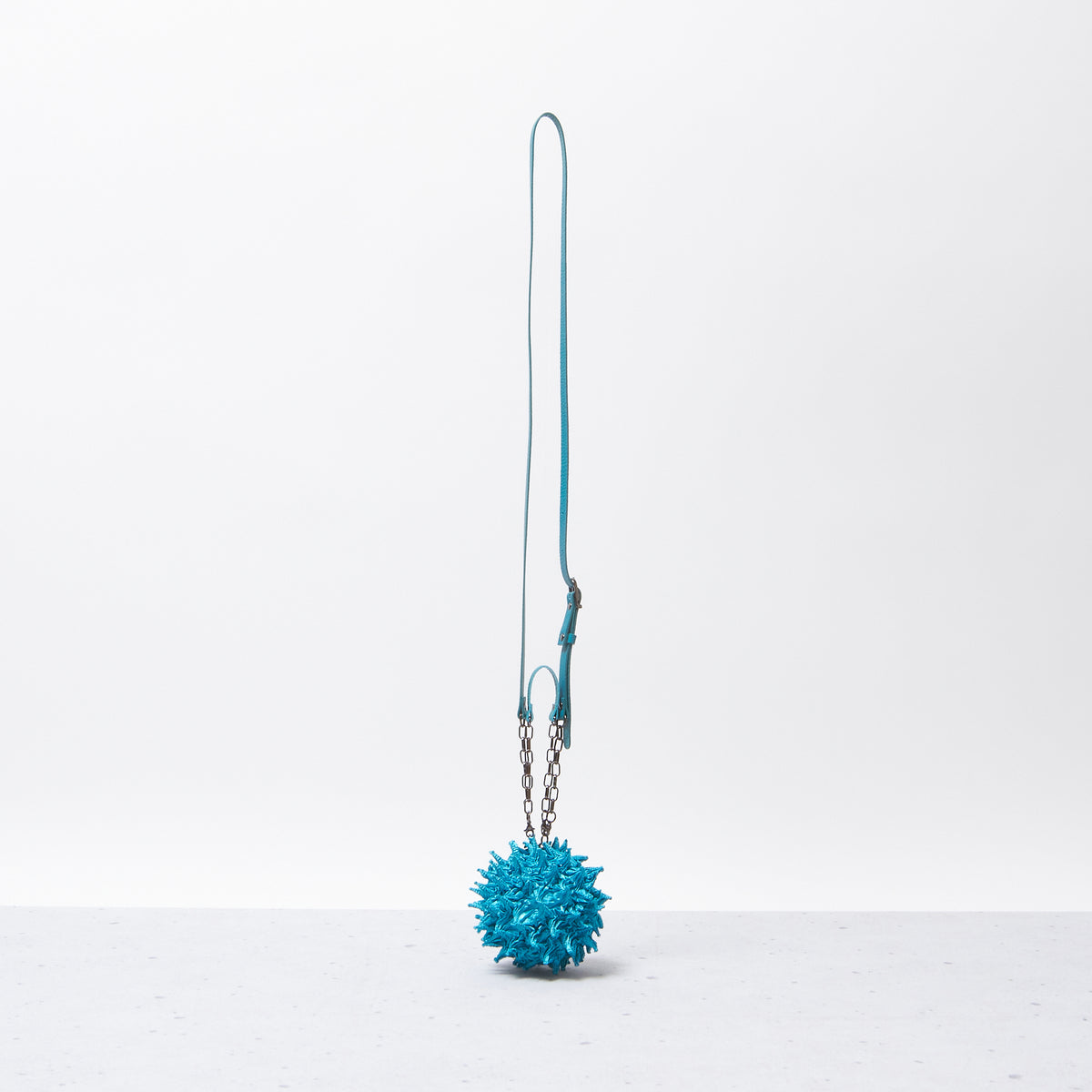 Spiky Shibori Charm Shoulder Bag