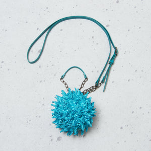 Spiky Shibori Charm Shoulder Bag