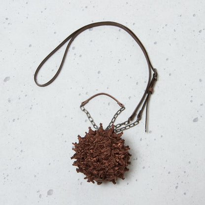 Spiky Shibori Charm Shoulder Bag