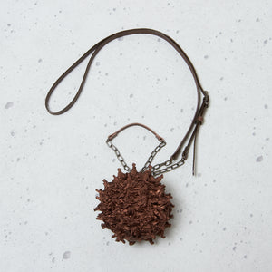 Spiky Shibori Charm Shoulder Bag