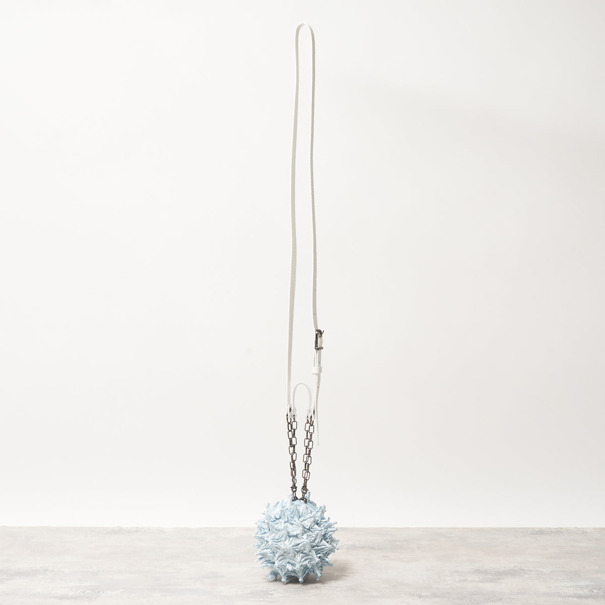 Spiky Shibori Charm Shoulder Bag