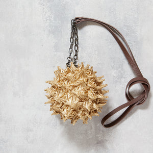 Spiky Shibori Charm Shoulder Bag