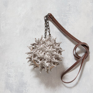 Spiky Shibori Charm Shoulder Bag