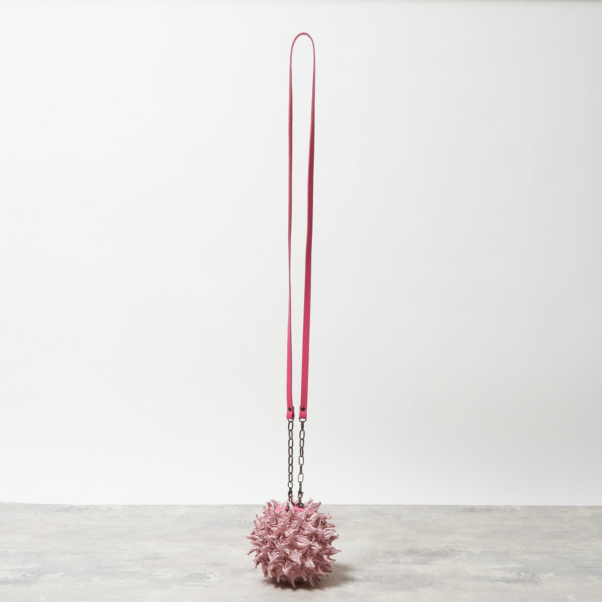 Spiky Shibori Charm Shoulder Bag