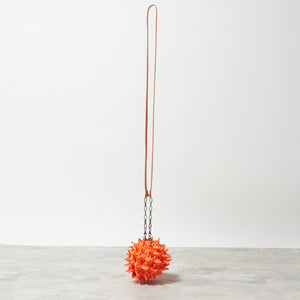 Spiky Shibori Charm Shoulder Bag