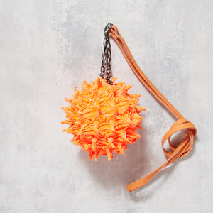 Spiky Shibori Charm Shoulder Bag