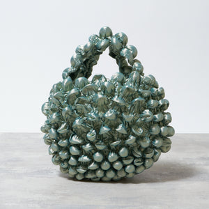 Small Pom-Pom Bag Metallic