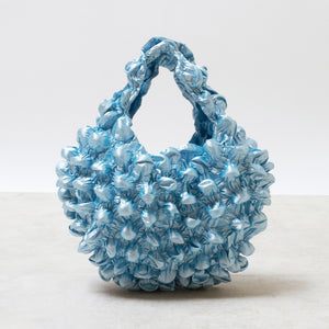 Small Pom-Pom Bag Metallic