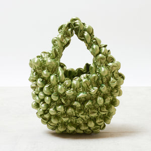 Small Pom-Pom Bag Metallic
