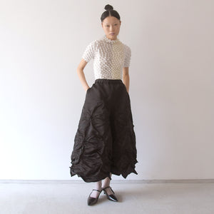 Rolled-up Shibori Pants