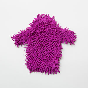 Spiky Shibori Short Sleeve Top - Chiffon, Solid Color