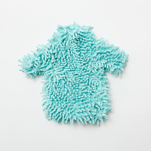 Spiky Shibori Short Sleeve Top - Chiffon, Solid Color