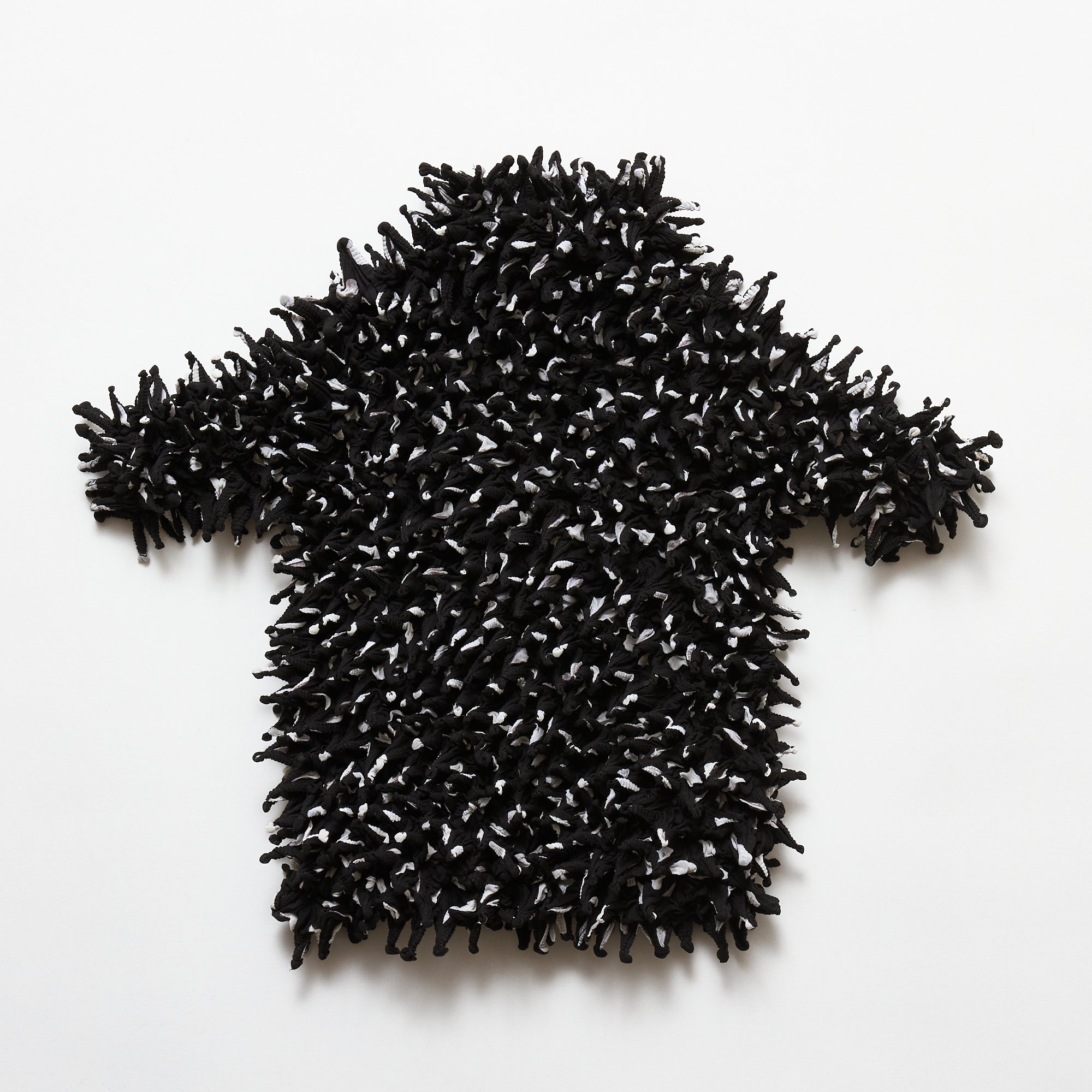 美品　BUNZABURO ツンツンの半袖トップスクルーネックシフォン　プリーツ ツンツンの半袖トップス シフォン/ドット柄 - BUNZABURO