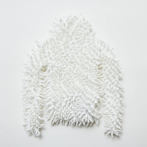 Spiky Shibori Long Sleeve Top - Chiffon/Solid Color
