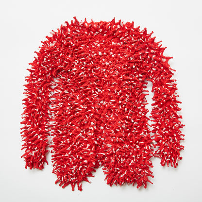 Spiky Shibori Cardigans - Chiffon/Dots