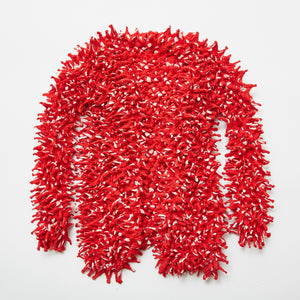 Spiky Shibori Cardigans - Chiffon/Dots