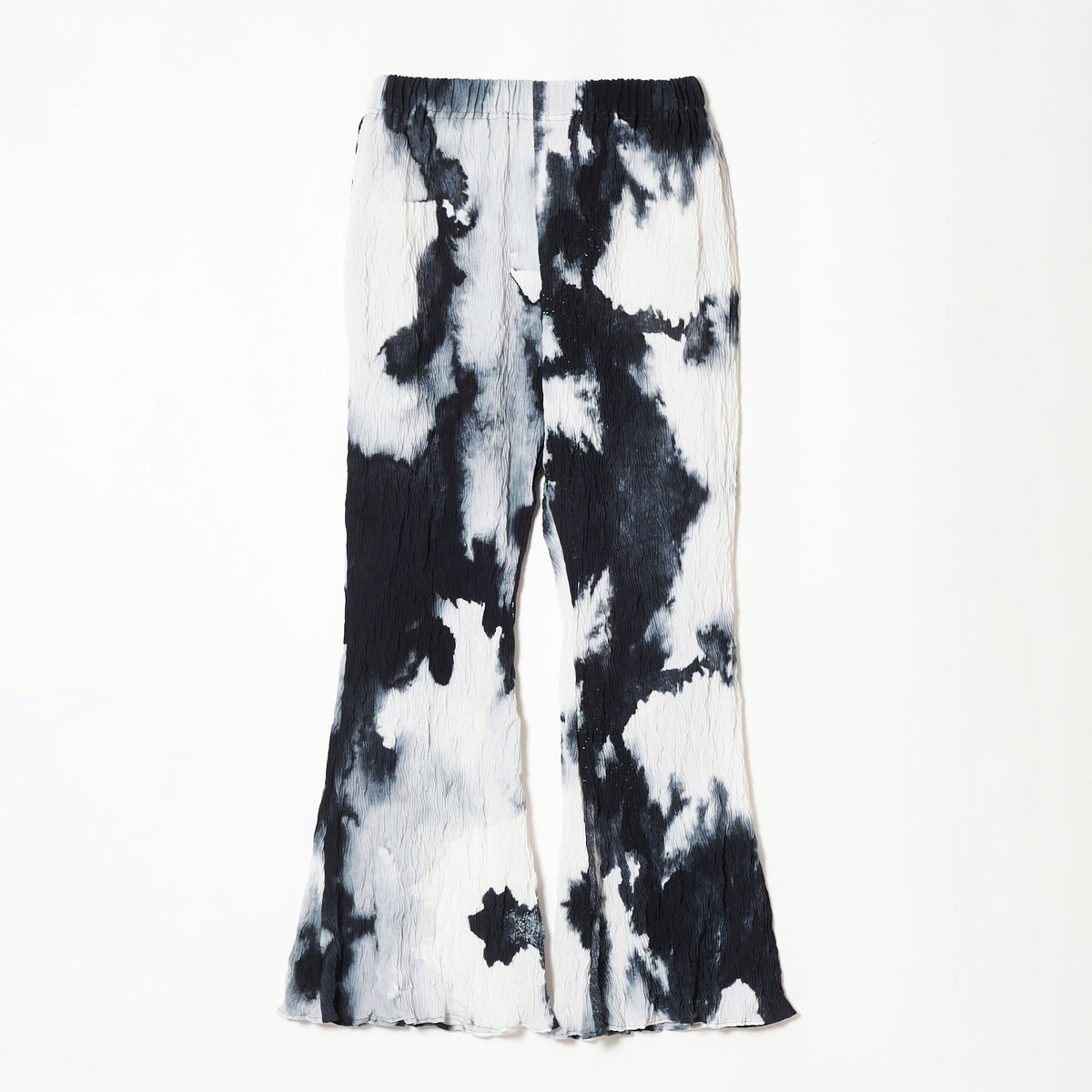 Wavy Pants with a "Nijimi" Pattern