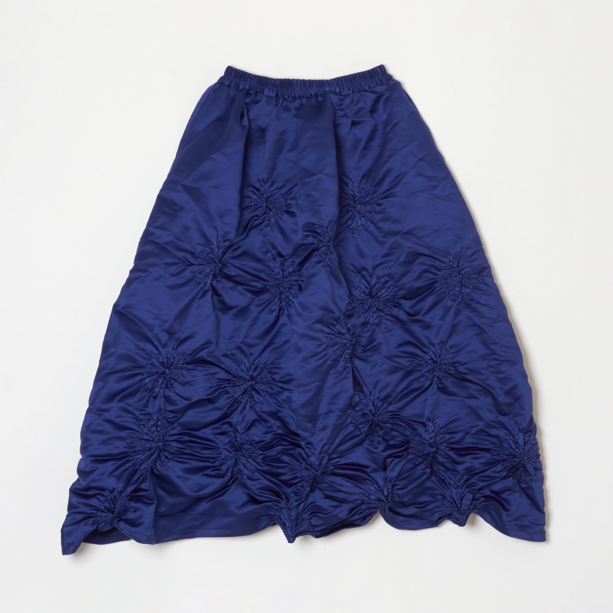 Rolled-up Shibori Skirt - BUNZABURO